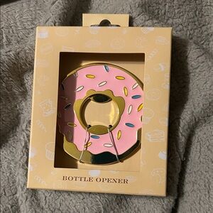 Pink Donut Metal Bottle Opener NIB
